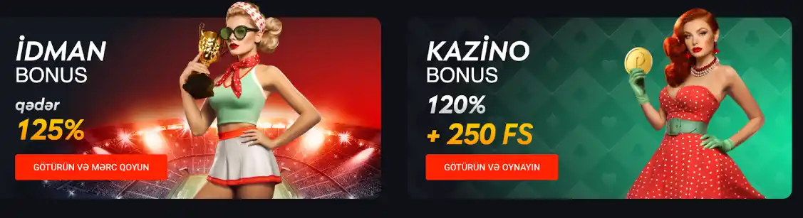 Spor ve casino bonuslarıyla ödüller kazanan iki kadın karakterin tanıtımı