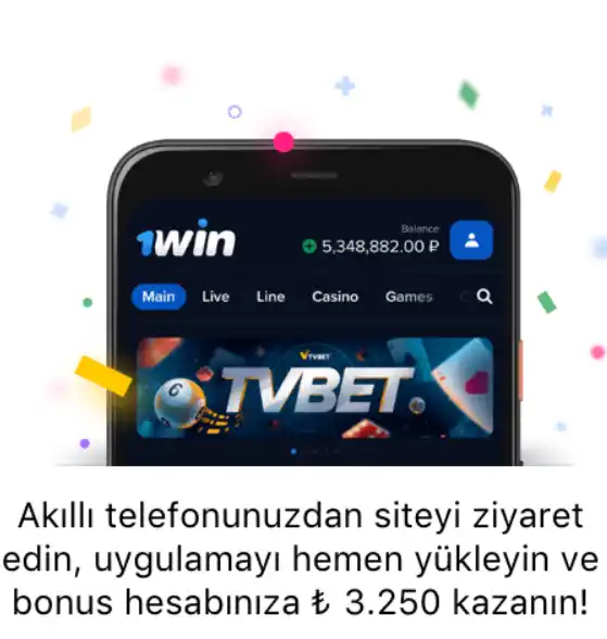 Telefonunuzdan siteye gir, uygulamayı indir ve ₺3.250 bonus kazan!